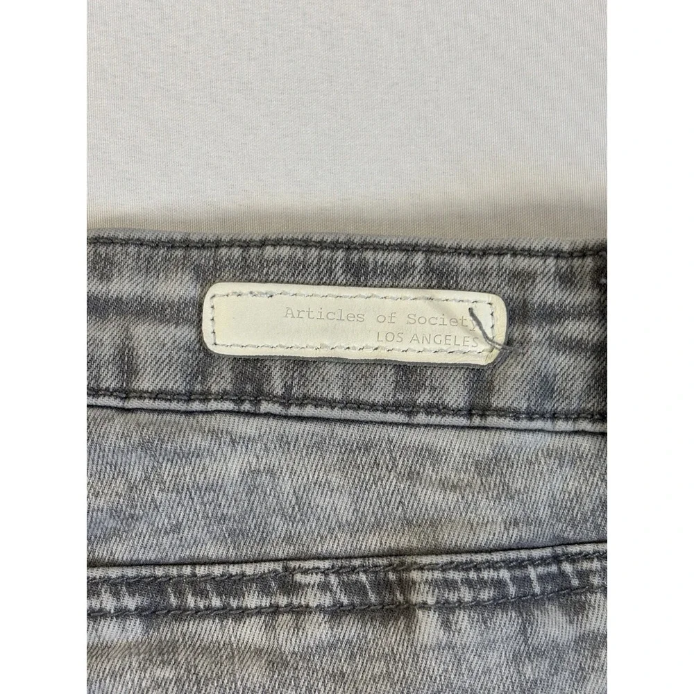 Articles Of Society Women's 29 Gray Trinidad Jeans Sexy Urban Streetwear Y2K 90s